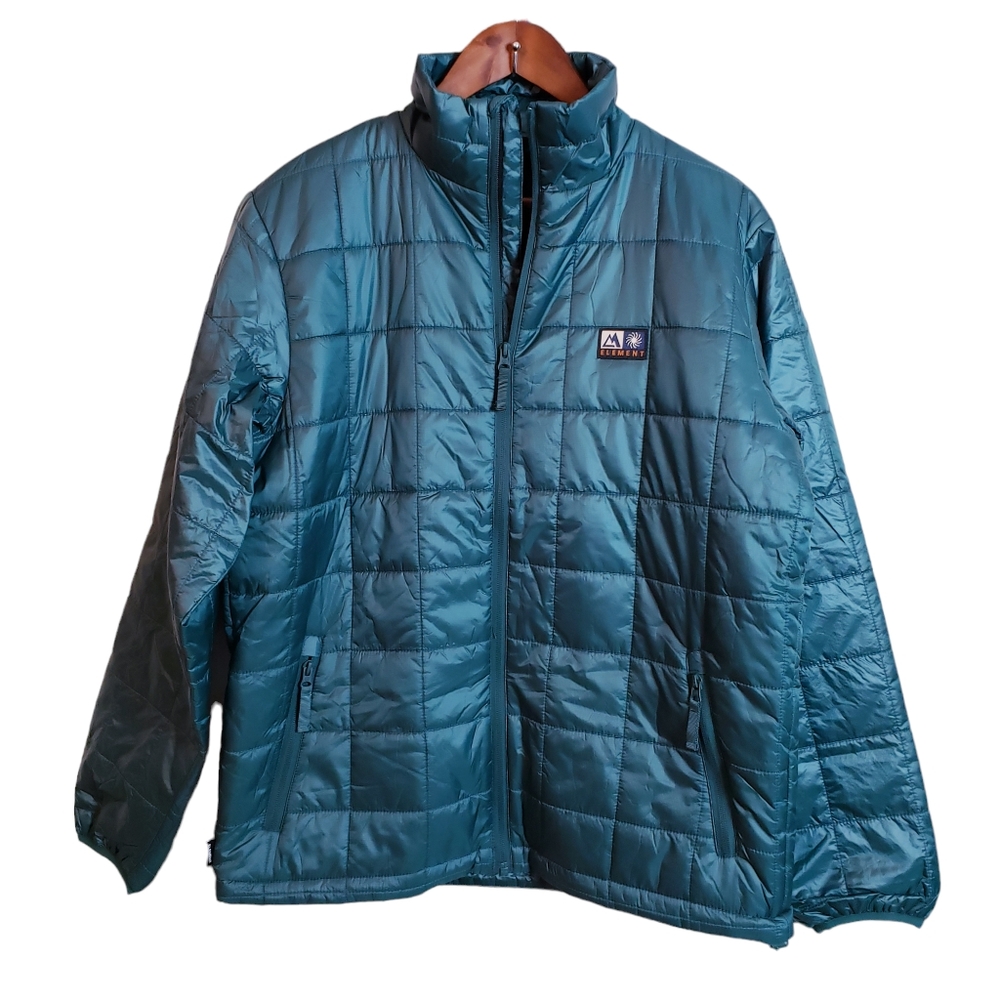 Element Wolfeboro Track Ultralight Puffer Jacket Winter Waterproof Coat Green XL